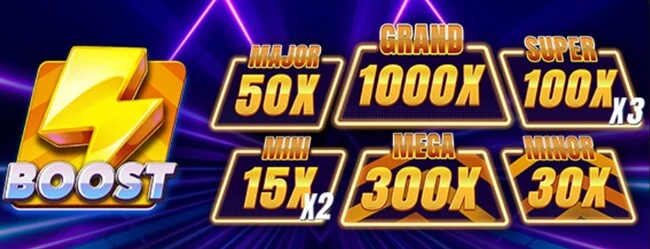 キャッシュブーストホールド&ウィンのジャックポッドブースター